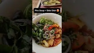 Pho soup with extras #foodvlog