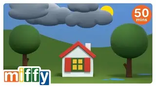 There's a thunderstorm! ⛈️ | Miffy | Cartoons for kids