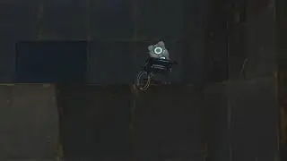 wall panel does sick tricks with cube
