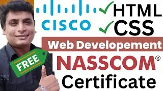 HTML CSS Web Development Cisco Certification Program Free Web Development Course With Certificate