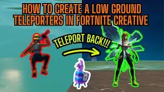 How to Create Fall Barrier and Low Ground Teleporters for Your 1v1 Maps in Fortnite Creative