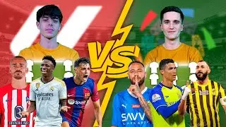 LALIGA'S BEST XI vs. THE SAUDI PRO LEAGUE'S BEST XI | TWO PLAYERS PER TEAM