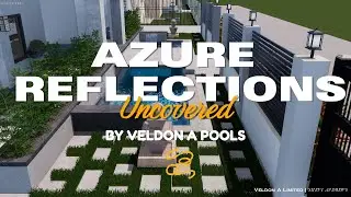 Entry-way splash pool in south Trinidad 3D Rendering