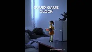 Squid game clock by @gaspar.3d |