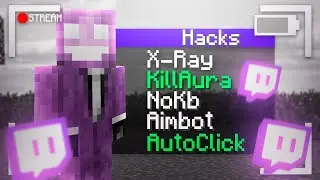 Encontre a un STREAMER usando X-RAY en Minecraft HCF! 😮