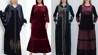 Велюр матосидан чиройли халат ва куйлаклар фасонлари