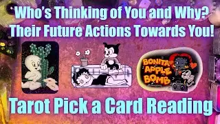 💭Who's Thinking of You and Why? Their Next Actions Towards You!💭 Tarot Pick a Card Reading 