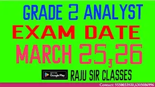 AP POLLUTION CONTROL BOARD || GRADE  2  ANALYST  EXAM DATE  MARCH 25 , AND  26