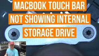 Macbook Touch Bar Not Showing Internal Storage Drive