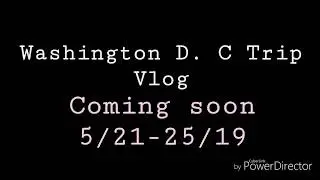 Coming soon on May 21-25 2019