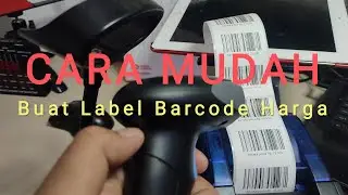 Cara mudah dan gratis buat label barcode atau label harga