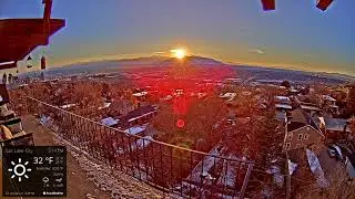 Sunset timelapse January 21st, 2023