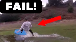 GOLF COURSE SKIMBOARDING!