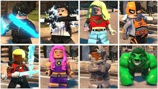 All Teen Titans and Young Justice Characters in LEGO DC Super Villains