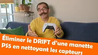 Réparer le drift d'une manette PS5 en nettoyant les capteurs des joysticks.
