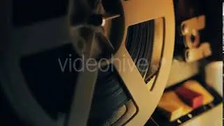 Old 8Mm Film Projector Playing in the Night. of a Reel with a Film. | Stock Footage - Envato ele...