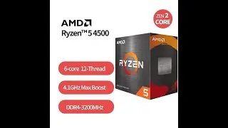PROCESSADOR AMD RYZEN 5 4500 6/12 4.1GHZ (RYZEN 3600) - MELHOR CUSTO BENEFICIO (R$400) - 2022