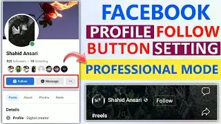 Facebook professional mode follow button | Facebook professional mode followers not showing | Follow