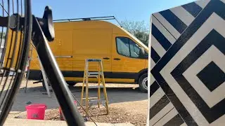 🔴 Van Build Van Life Tiny Home On Wheels ||| I’d This enough tile To do my Van????