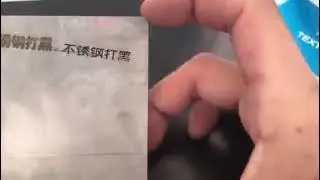 How to engrave dark color on steel by fiber laser machine