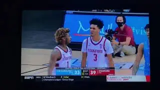 Ziaire Williams gets a Technical Foul for Dunking