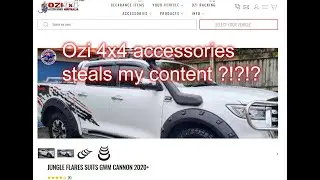 Ask permission to use my stuff Ozi 4x4 Accessories