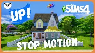 UP! Making a Pixar's movie house | Stop Motion | No CC | The Sims 4