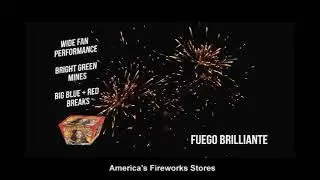 Fuego Brillante Fireworks Shot Cake