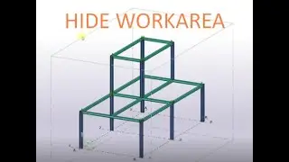 Hide workarea in Tekla Structures