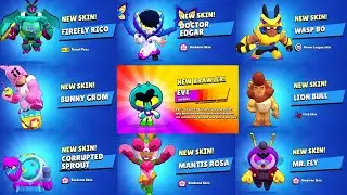 😍EVE + All NEW SKIN UNLOCK ANIMATION|Brawl Stars 🥳