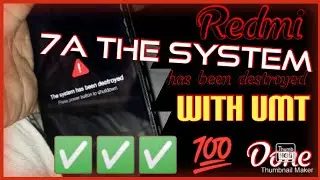 Redmi mi 7a the system has been destroyed problem fix 100% done 2022