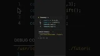 the difference between shift() and unshift() in JavaScript 