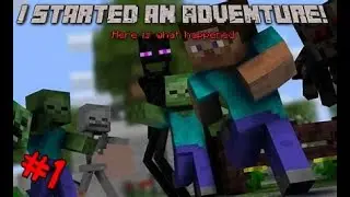 I started a minecraft adventure! heres how it went