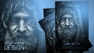 Dark Room Simple Movie Poster Design | Photoshop Tutorial