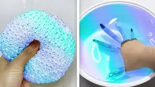 Je teste 4 recettes de Slime : le GALAXY SLIME !!! 😍🔥
