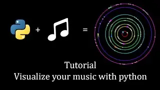 Visualize your music with python | Tutorial | pygame + mido