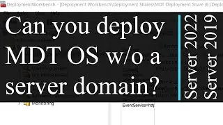 How to use Deployment Shares without a Windows domain - Microsoft Deployment Toolkit (MDT)