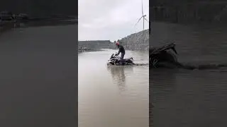 On land and in the water, there is no difference with bmw motocycles