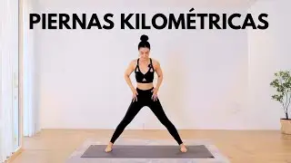 PIERNAS KILOMÉTRICAS 👯‍♀️: 5 Posturas Fáciles para Alargar y Flexibilizar tus Piernas en 20 Minutos.
