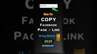 FB Page URL: How to Find/Get/Copy Facebook Page Link on FB Mobile Phone App 