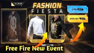 How To Complete Fashion Fiesta | White Turtleneck | Myth Hoodie | New Event In free Fire | Gyan Merz