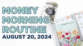 Money Morning Routine | Tracking Spending + Savings Challenge