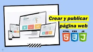 Crear y publicar una PAGINA WEB personal o informativa para negocio #01