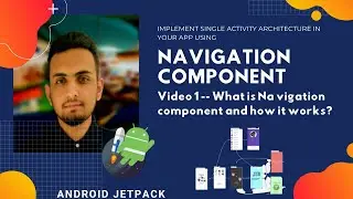 Navigation Component in android jetpack 2020 | Introduction to navigation component |single activity