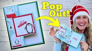 Make a Special Handmade Card for the Holidays | Accordion Pop Out Fun Fold
