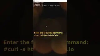 Get public IP address in Linux command prompt | Show my IP 