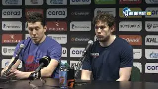 Валентин Зыков и Георгий Солянников - о победе в матче над ЦСКА