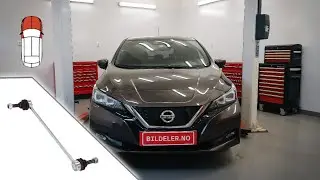 Nissan Leaf(ZE1): Hvordan bytte lenkearm foran - 2017 og nyere modeller
