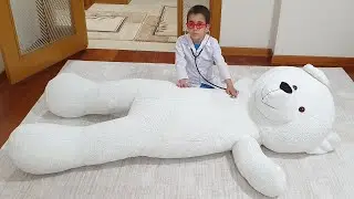 Ayı BooBo Hasta Oldu Doktor Berat Muayene Etti