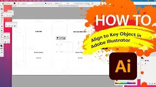 How to Align to Key Object in Adobe® Illustrator® // Real life example